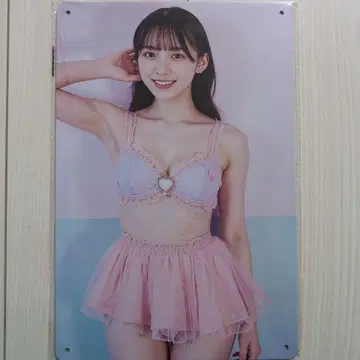 양철 간판 미녀 이미 제조 중단