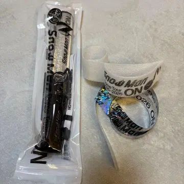 SnowMan ON 응원봉 은색 테이프 낙하물