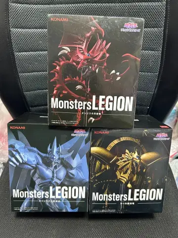 유희왕 3환신 피규어 3점 세트 미사용