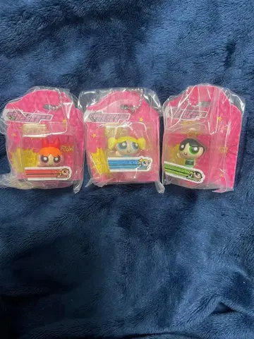 파워퍼프걸 가챠 3세트