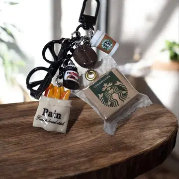 찰랑찰랑 키링 CAFE