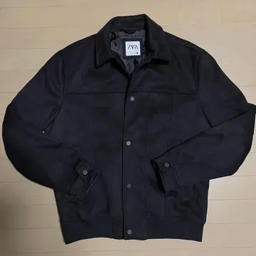 컨디션 최상 정가 1.2만 ZARA 페이크 스웨이드 블루종 XL