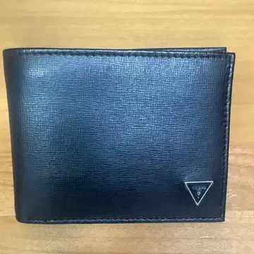 GUESS 블랙 접이식 지갑