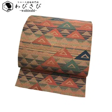 나고야 오비 하카타 오리 비늘 무늬 O-5538