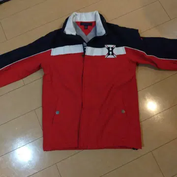 캐주얼 자켓 빨간색 네이비