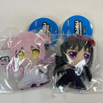 마도카 마기카 Chibi 봉제 마스코트 마도카 호무라 키링 세트