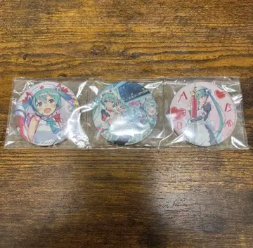 하츠네 미쿠 헌혈 캔 배지