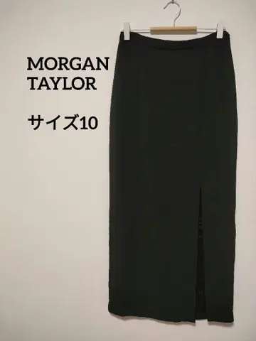 MORGAN TAYLOR 슬릿 롱 스커트 사이즈 10 롱 스커트