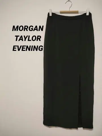 MORGAN TAYLOR EVENING 슬릿 롱 스커트 스커트