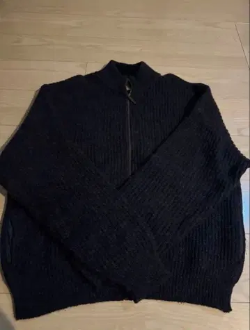 80s L.L.Bean 집업 니트 알파카 울 USA제 XL