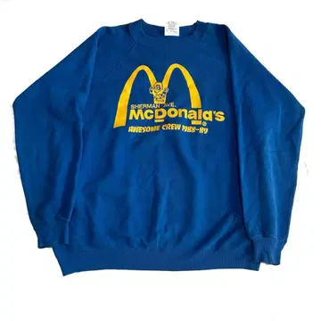 90s USA제 맥도날드 로고 맨투맨