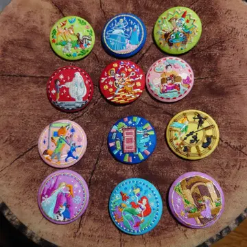 디즈니 자수 캔뱃지 12개