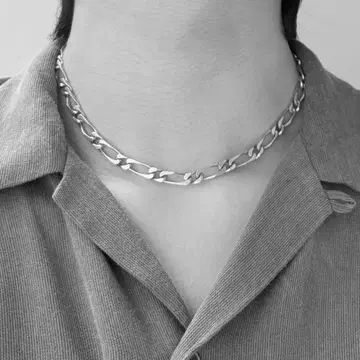 Special 70s 프랑스제 실버 800 목걸이 게 각인