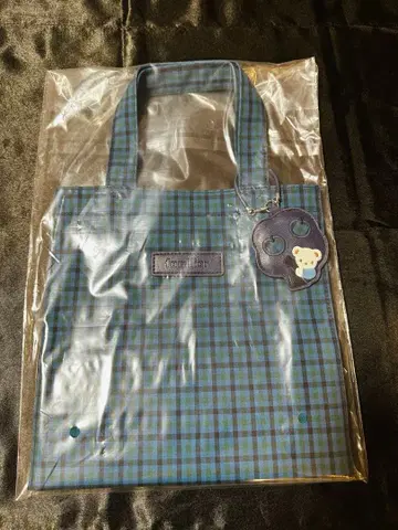 [미사용 새상품] [파미리아] 토트백(대) 블루 계열 파미리아 체크