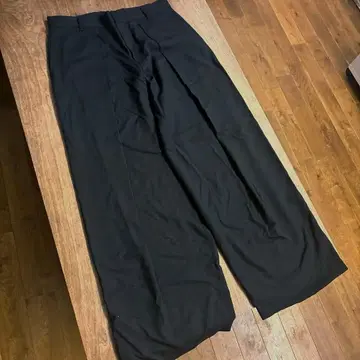 ZARA 블랙 와이드 팬츠