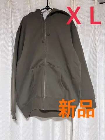 후드티 지퍼 후드티 새상품 XL 무지 속기모 남성용 여성용