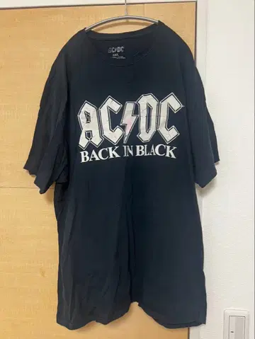 ACDC 티셔츠 블랙 2XL