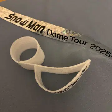 SnowMan Snow Man ON 돔 라이브 낙하물 은색 테이프 음표