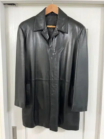 Wind Armor 가죽 하프 코트