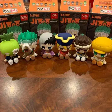 Dr.STONE 쵸코라바 JITOT 지토토 러버 피규어 6개 세트