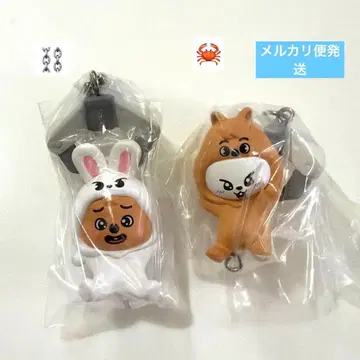 스키즈 skzoo 가챠 집어서 이어 붙이는 마스코트 리빗 한쿼카