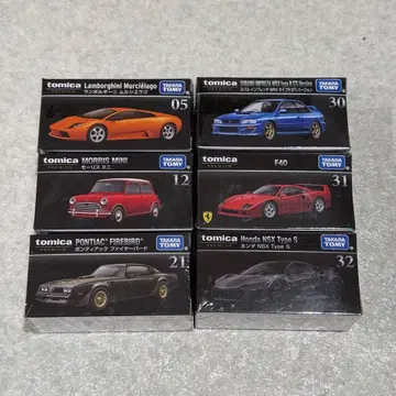 [ 새상품 미사용 ] 토미카 프리미엄 6대 세트 미니카 타카라토미