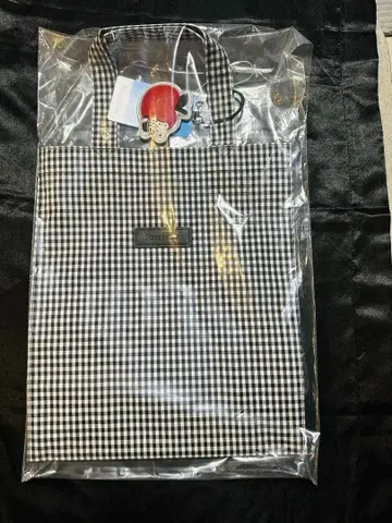 [ 미사용 새상품 ] 파밀리아 깅엄 체크 토트백