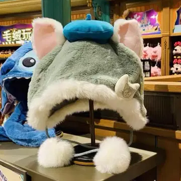 상하이 디즈니랜드 주토피아 젤라토니 팬캡 모자 폼폼