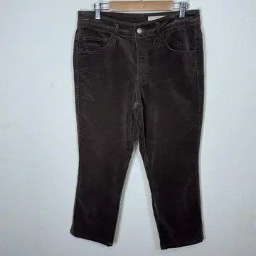 Mrs.Jeana.J 코듀로이 팬츠 70 브라운 면 가을/겨울 새상품급