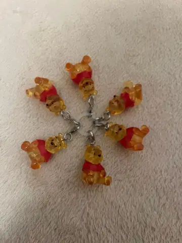 푸우 아크릴 표식 액세서리 6세트