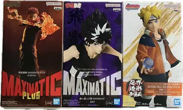 주술회전 스쿠나 유유백서 히에이 BORUTO 볼트 피규어 3개 세트