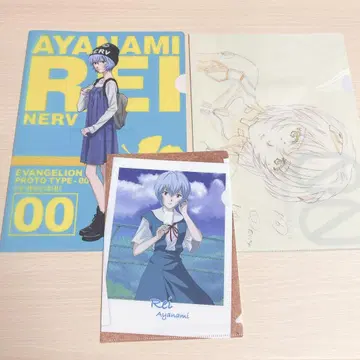 에반게리온 아야나미 레이 클리어 파일 2주년 스토어 원화 세븐 특전