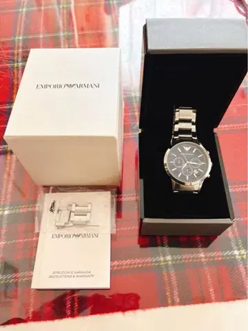 EMPORIO ARMANI 크로노그래프 손목시계