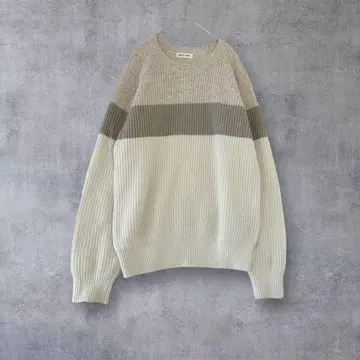 [ 글로벌 워크 ] 남성용 절개 네프 니트 니트 긴팔 스웨터 M