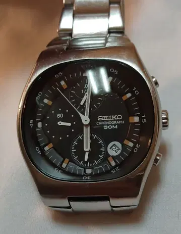 SEIKO 스웨터 빈티지 크로노그래프 손목시계
