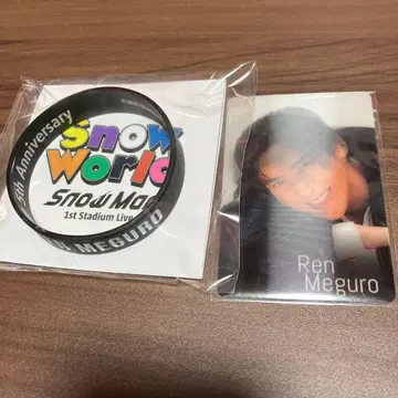 SnowMan 치라미 카드 러버 밴드