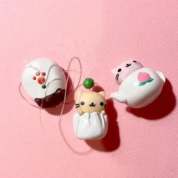 산엑스 냥냥냥코 냥코반점 중화 마스코트 스트랩