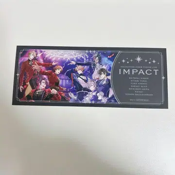 니지산지 IMPACT 특전 티켓풍 카드