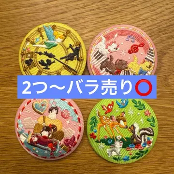 디즈니 자수 캔뱃지 2 팅커벨 슈가러쉬 외