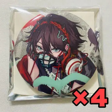 니지산지 사에구사 아키나 Stun Mode 캔뱃지 4점