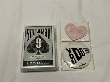 SnowMan 카드놀이 CD 구매 혜택 묶음 판매