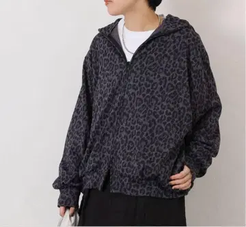 journal standard luxe 레오파드 후디