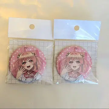 컬러풀 피치 노아 캔뱃지 전시회 뮤지엄 5주년 2개 세트