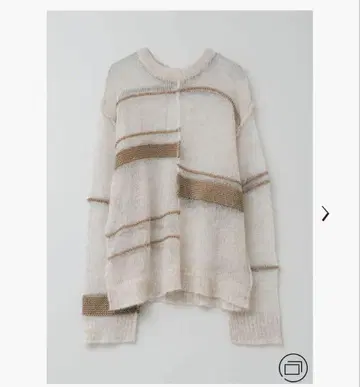 saramallika Mohair Border Knit