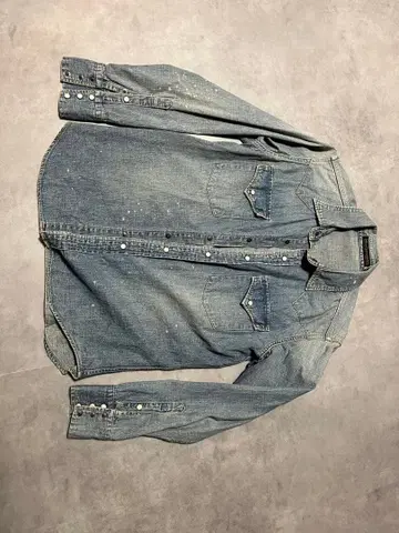 FULLCOUNT 데님 웨스턴 셔츠