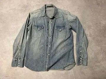 FULLCOUNT 데님 웨스턴 셔츠