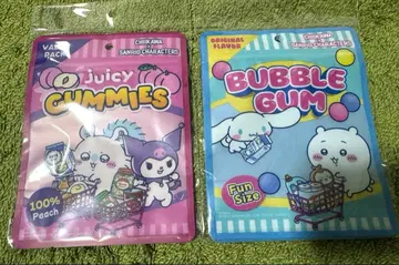 치이카와 산리오 슈퍼마켓 지퍼백 2개 세트