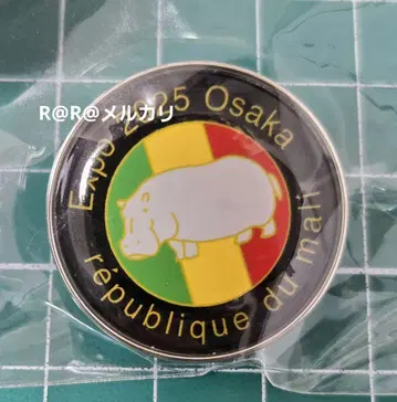 만국박람회 EXPO 2025 마리관 핀 배지 블랙 마리 파빌리온