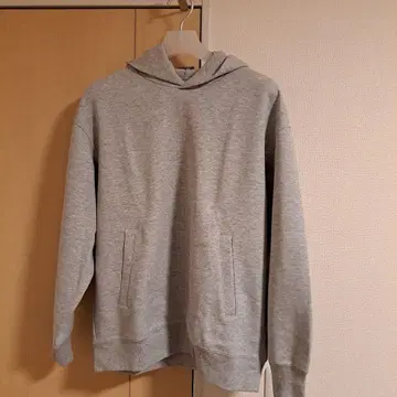 UNIQLO C 맨투맨 오버사이즈 풀 후드티 L 사이즈 GRAY
