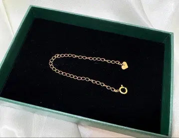 목걸이용 조절 체인 10금 10cm k10YG 하트